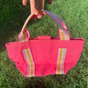 Cute rainbow shoulder bag and earrings